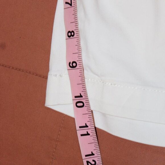 Ag Adriano Goldschmied White High Rise Chino Shorts Men's Size 36R - Picture 12 of 12